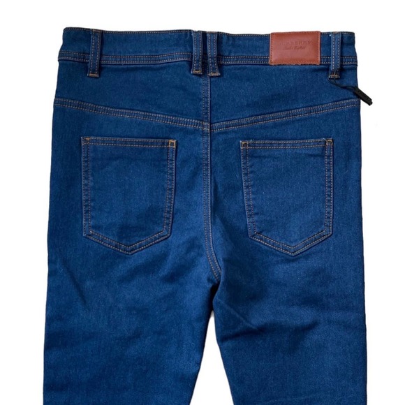 💙🆕BURBERRY Relaxed Skinny Jeans Classic Blue Hi Rise Women's 27✨NWT✨👖 - Picture 3 of 9